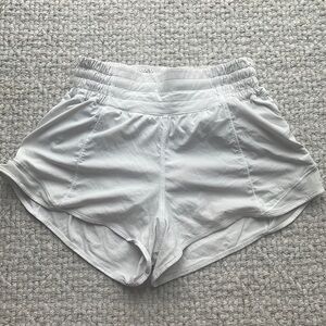 Lululemon Hotty Hot white shorts size 2